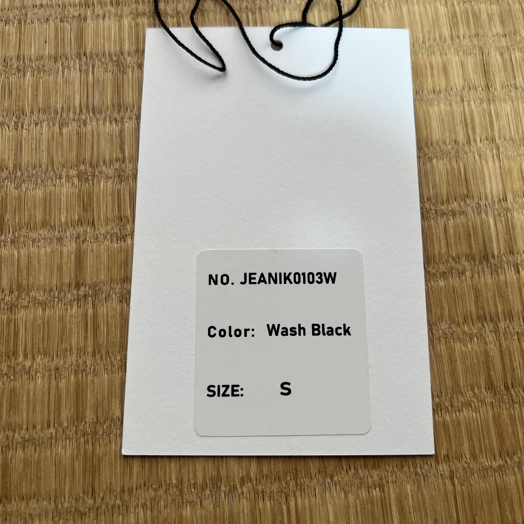 Jeanik（ジーニック）3rdタイプ ウォッシュドブラック デニムジャケット