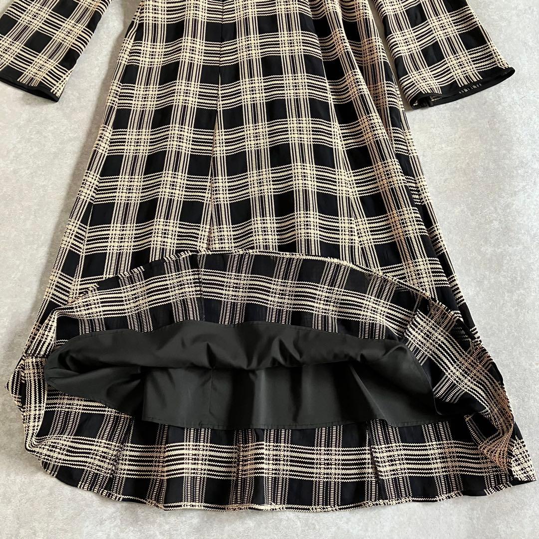 美品 CLANE CHAIN CHECK ONEPIECE ワンピース 2023
