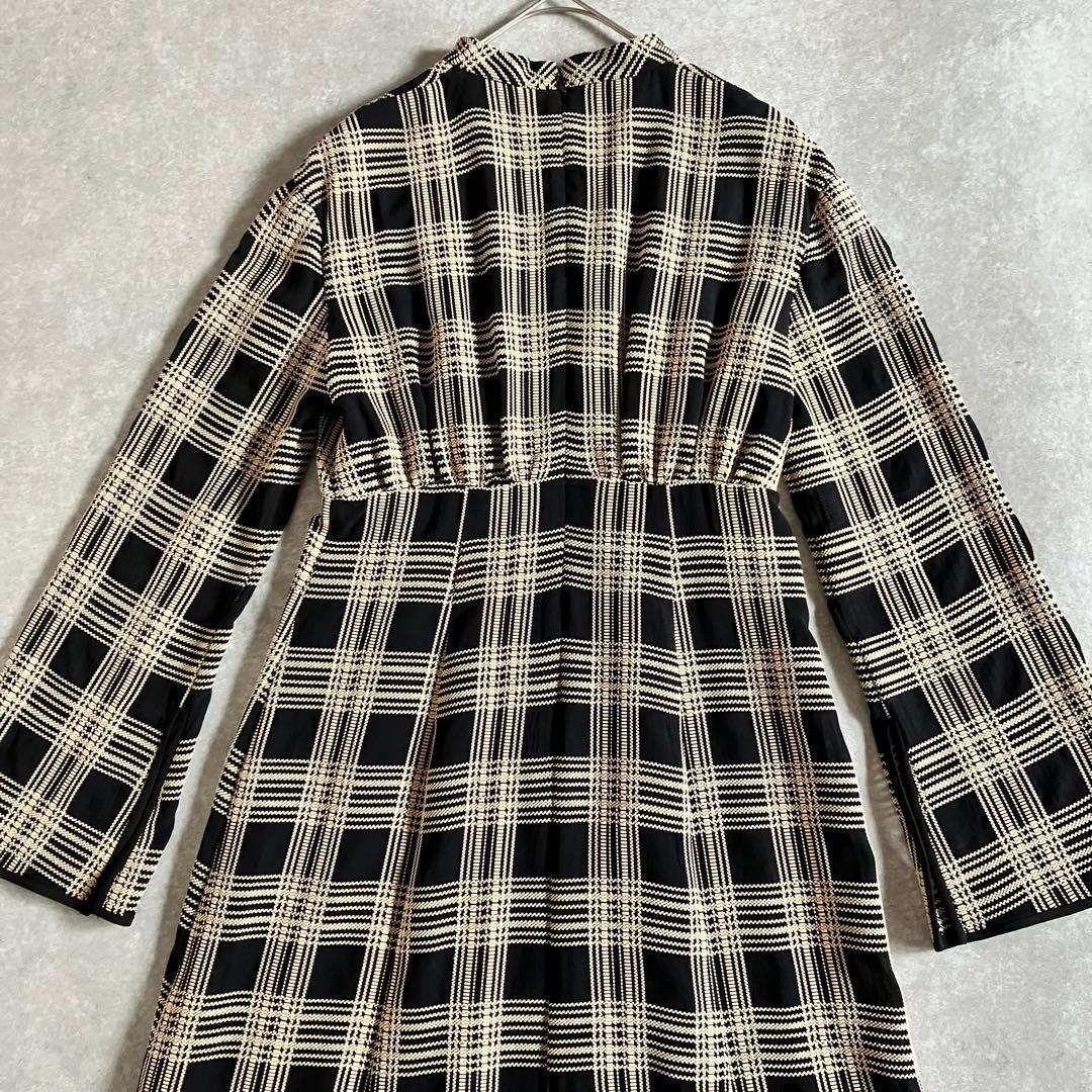 美品 CLANE CHAIN CHECK ONEPIECE ワンピース 2023