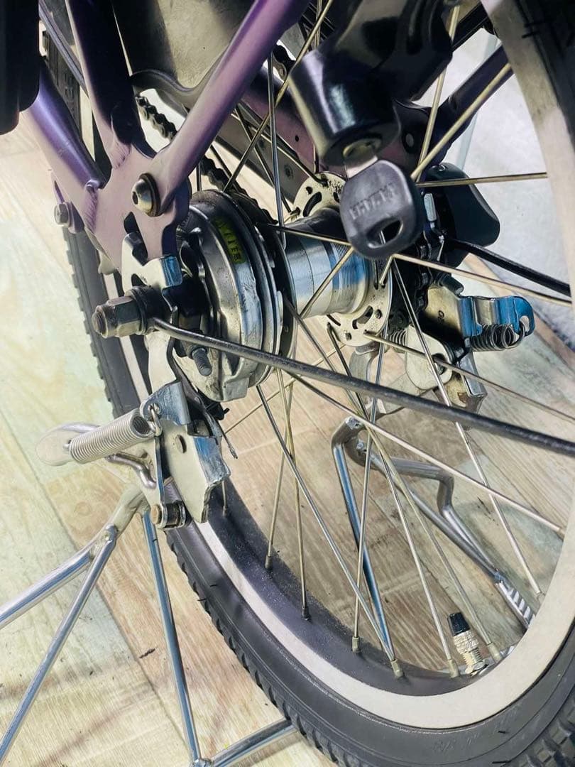 3237ヤマハ12.8アンペア3人乗り対応20インチ子供乗せ　電動アシスト自転車