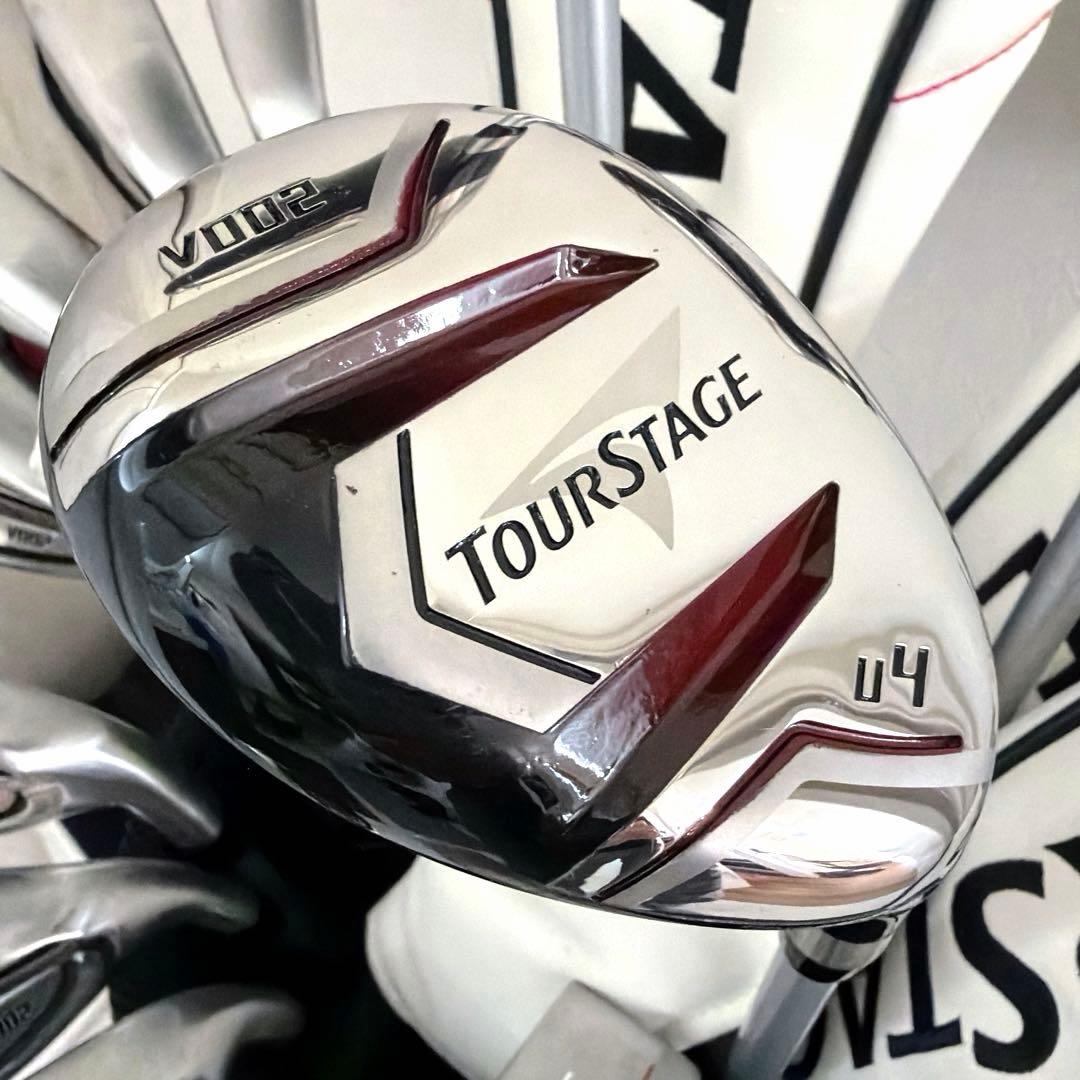 超美品　ブリヂストン　ツアーステージV002 ゴルフクラブ　11本フルセット　R