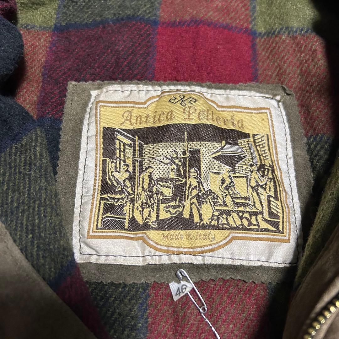 ヴィンテージ　レザージャケット　スエード