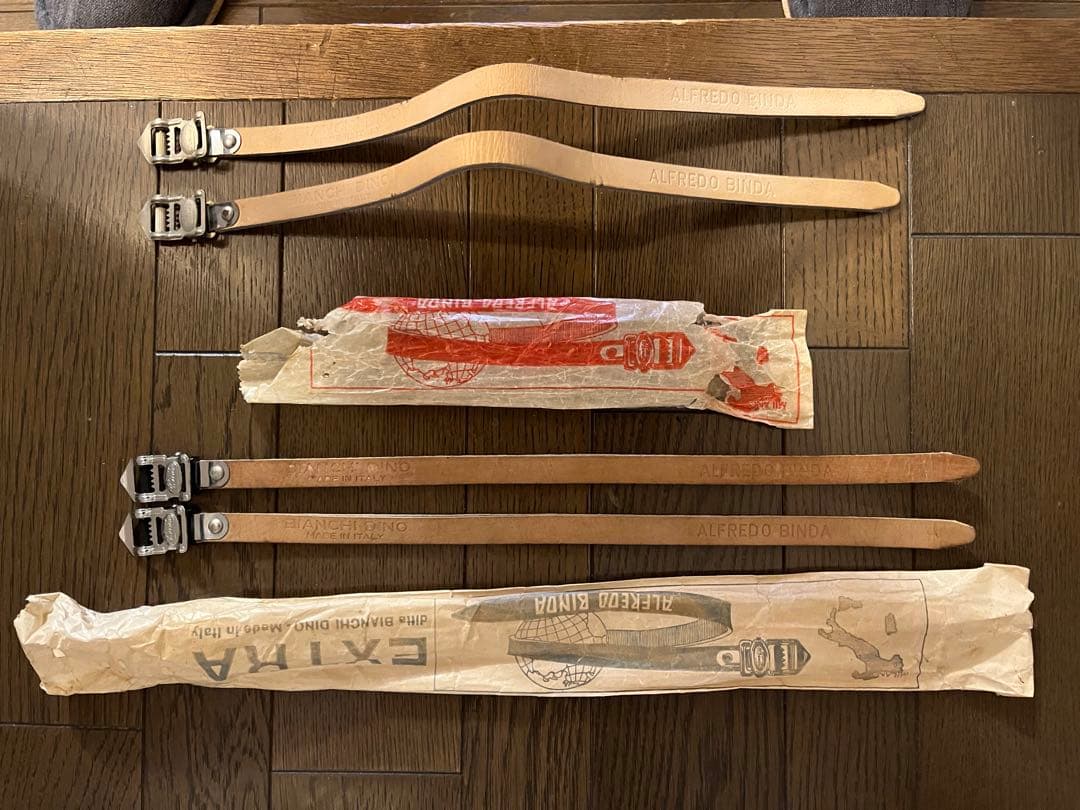 ALFREDO BINDA PEDALストラップ　新品2組