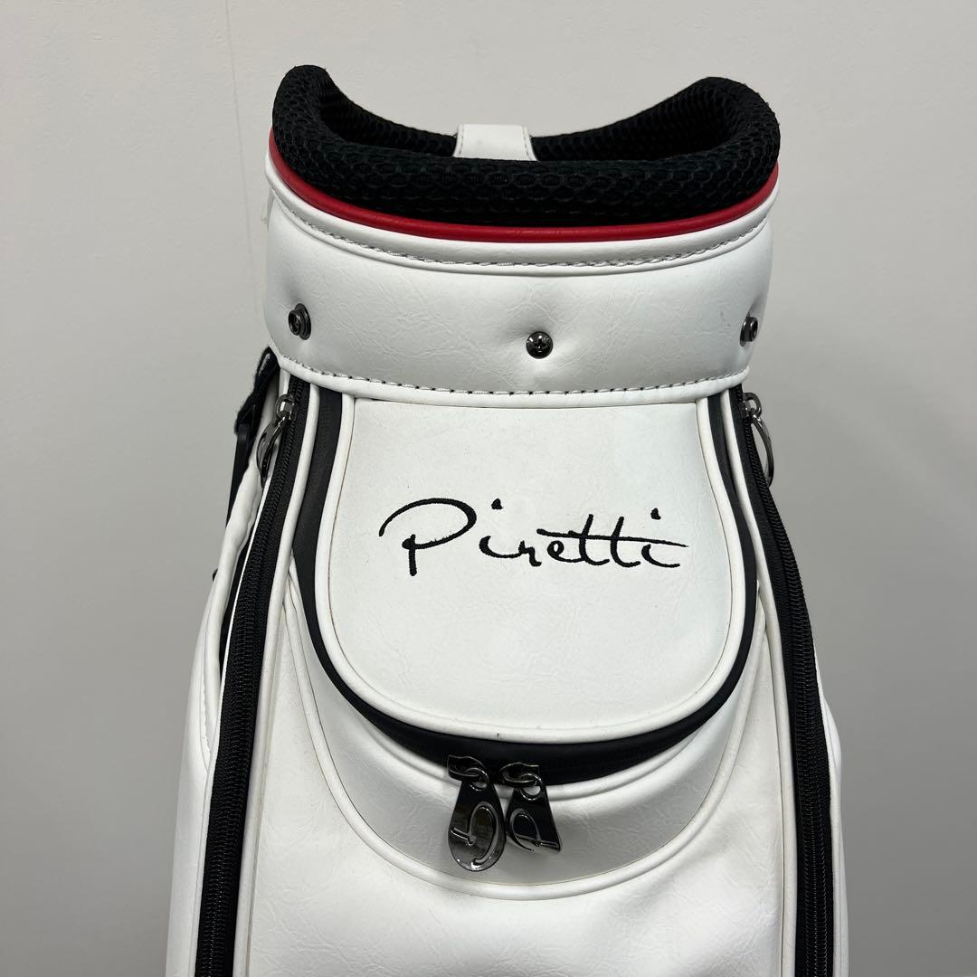 ピレッティ キャディバッグ Piretti ホワイト 9型