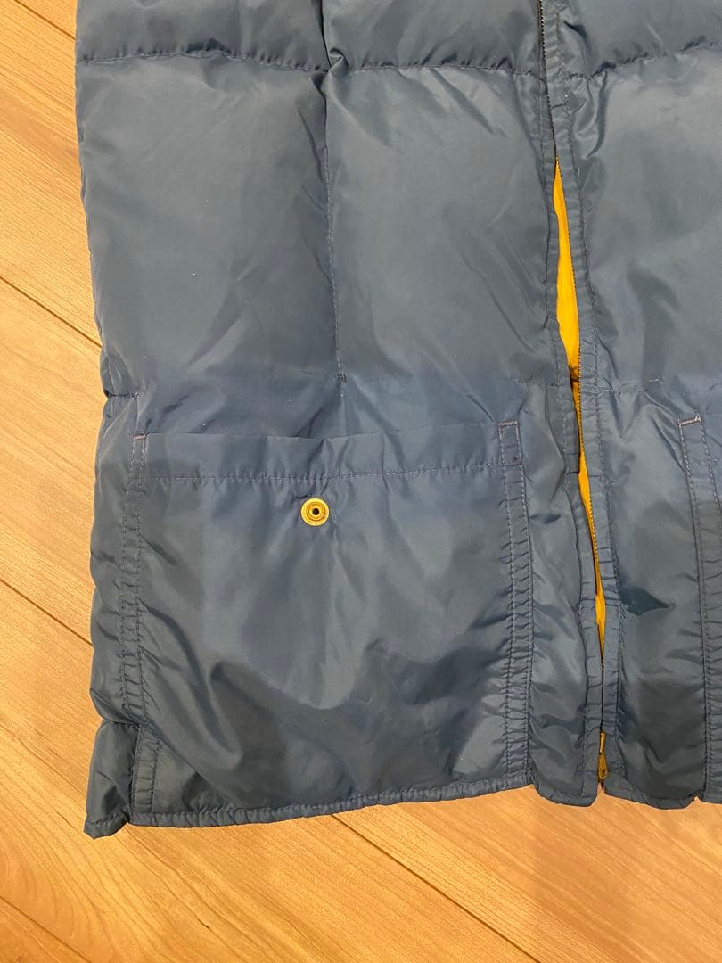 80s エディバウアー　黒タグ　ダウン　ベスト　TALON モディファイ　希少