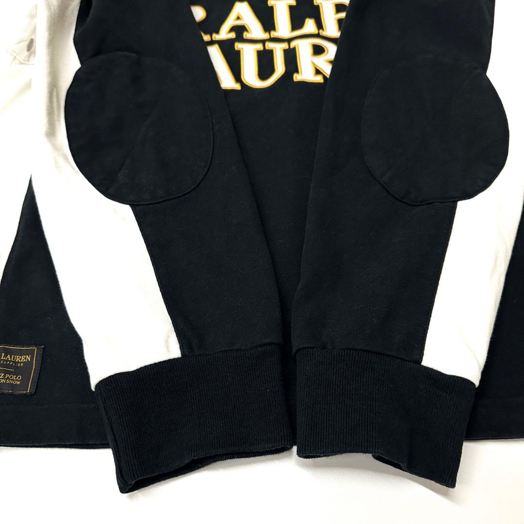 90's ラルフローレン×サンモリッツ ワールドカップ 長袖 ラガーシャツ