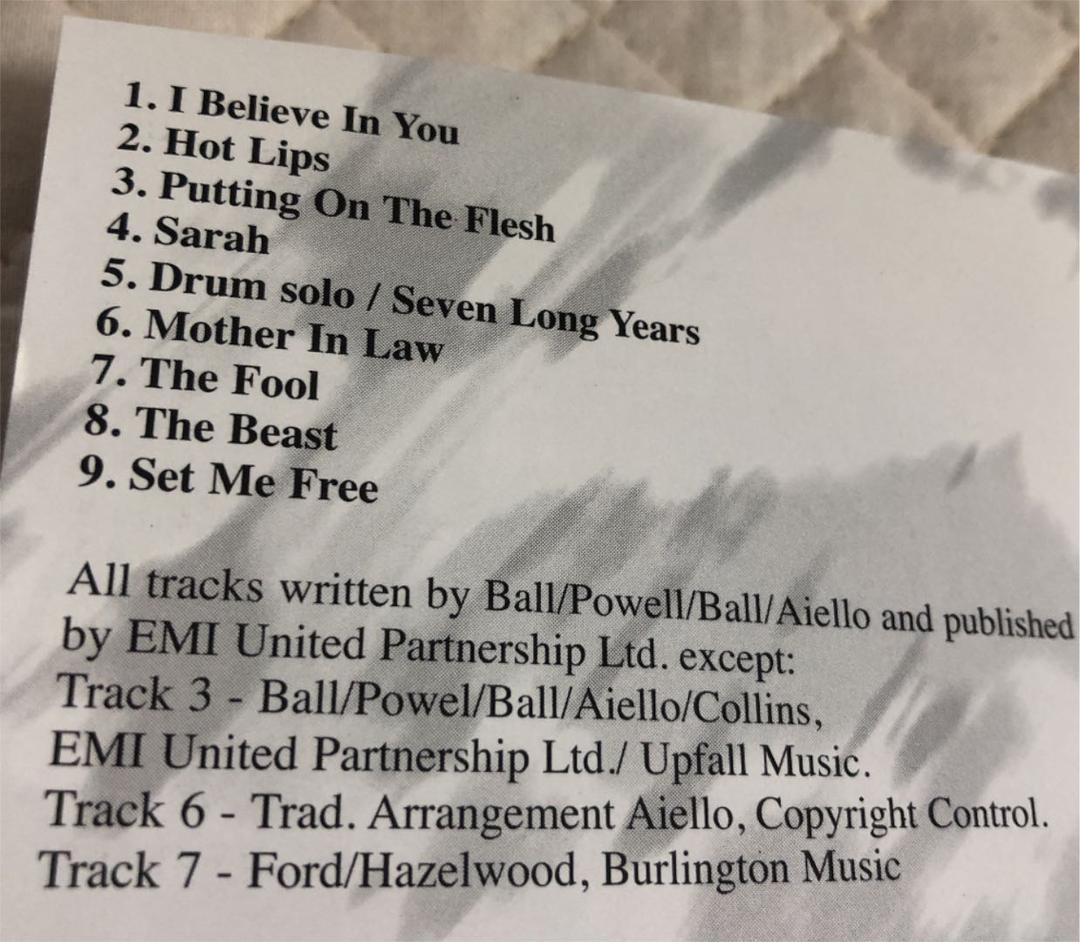 洋楽 BEDLAM/ LIVE IN LONDON 1973/ COZY POWELL