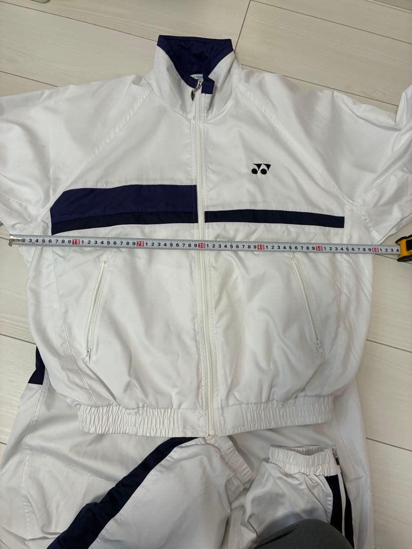 【美品】YONEX ウォームアップウェアメンズLサイズ上下セット