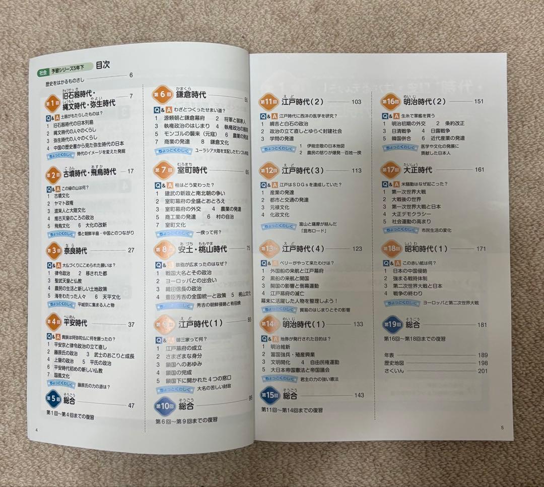 予習シリーズ　5年生 下