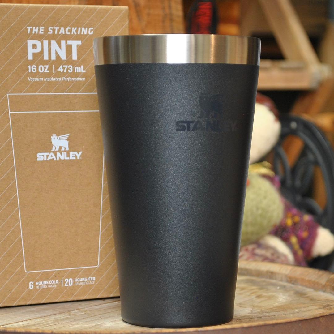 STANLEYスタッキング真空パイント0.47L【2色セット】フロスト＆ブラック