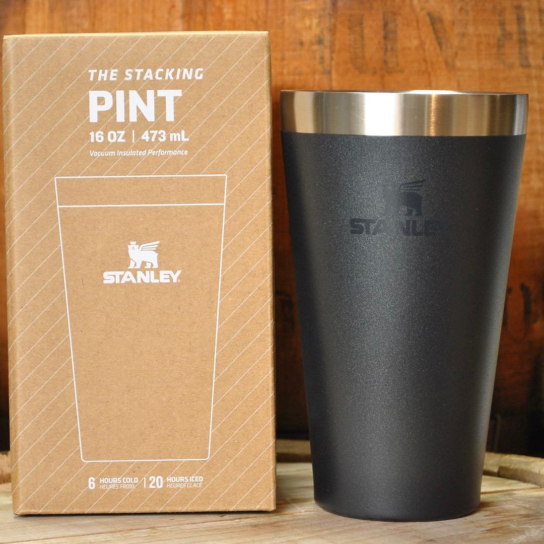 STANLEYスタッキング真空パイント0.47L【2色セット】フロスト＆ブラック