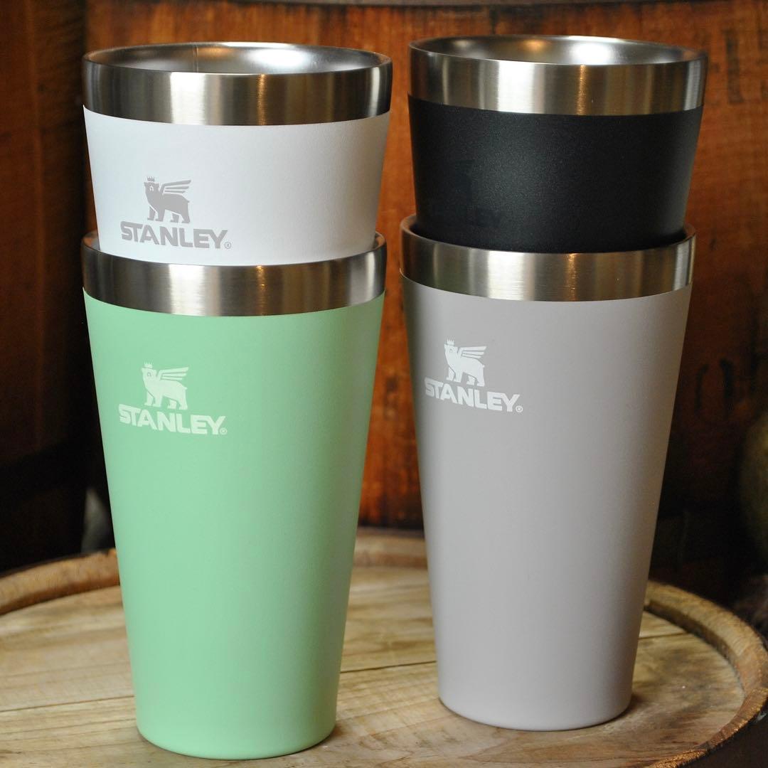 STANLEYスタッキング真空パイント0.47L【2色セット】フロスト＆ブラック