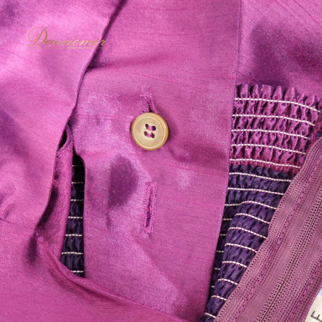 【美品 フラダンス衣装】パープル Aloha Emika ワンピース ドレス 紫