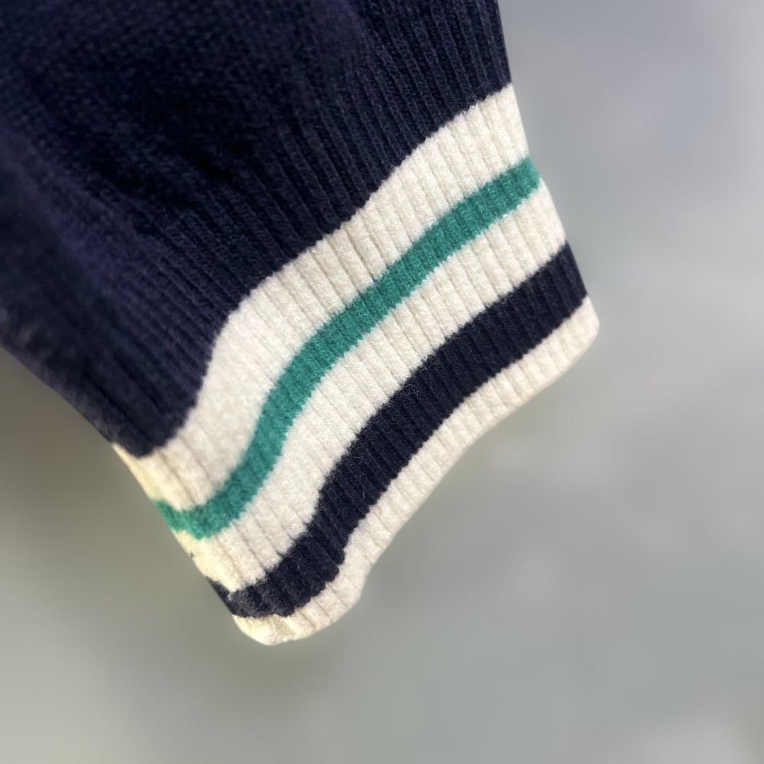 and per se⭐️ネイビー 文字入り セーター