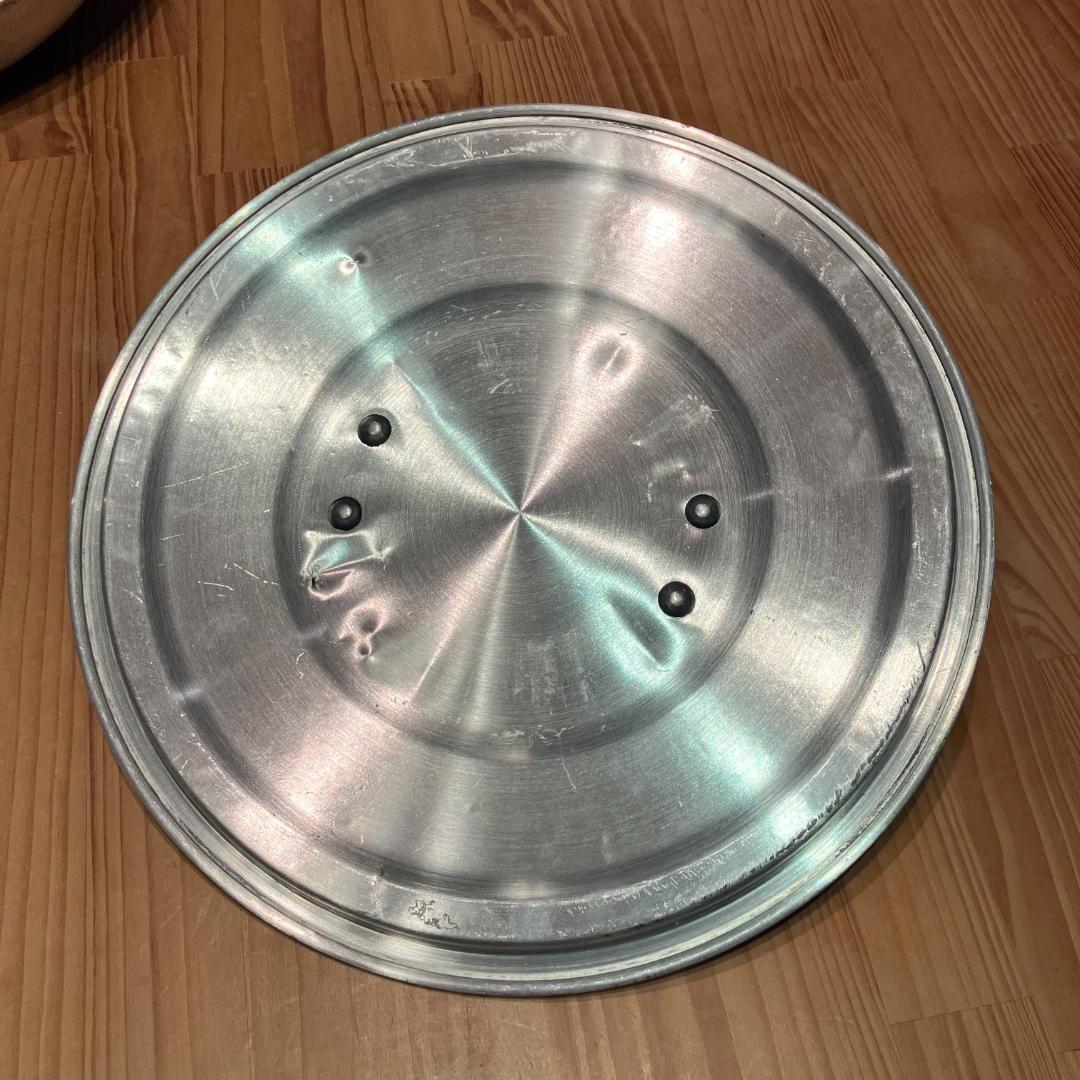 希少！イタリア軍（多分）　折りたたみ式　アルミフライパン　ふた付き