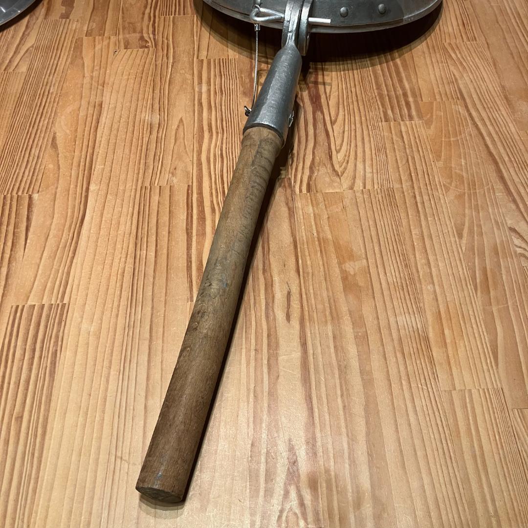 希少！イタリア軍（多分）　折りたたみ式　アルミフライパン　ふた付き