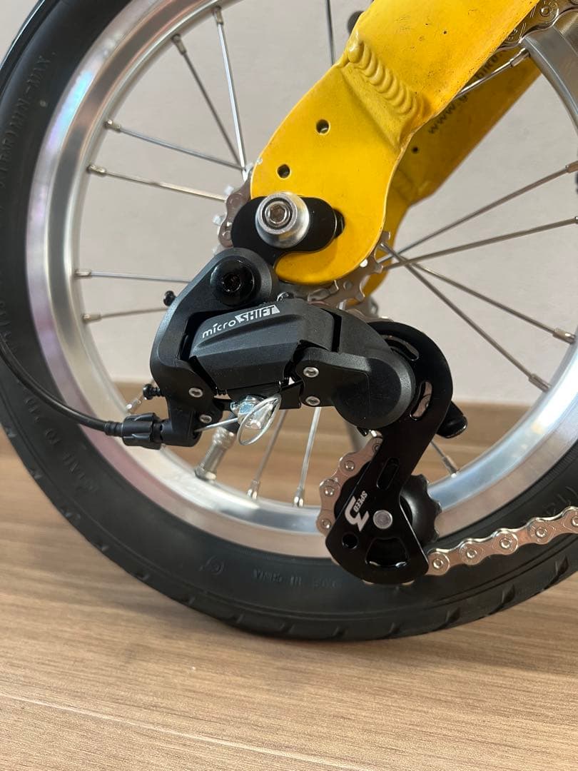 14インチ 折りたたみ自転車 3段変速 アルミフレーム