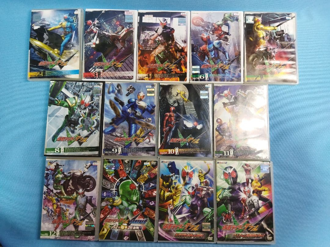仮面ライダーレンタルアップDVD80点まとめ大量セット　ダブル　クウガ　フォーゼ