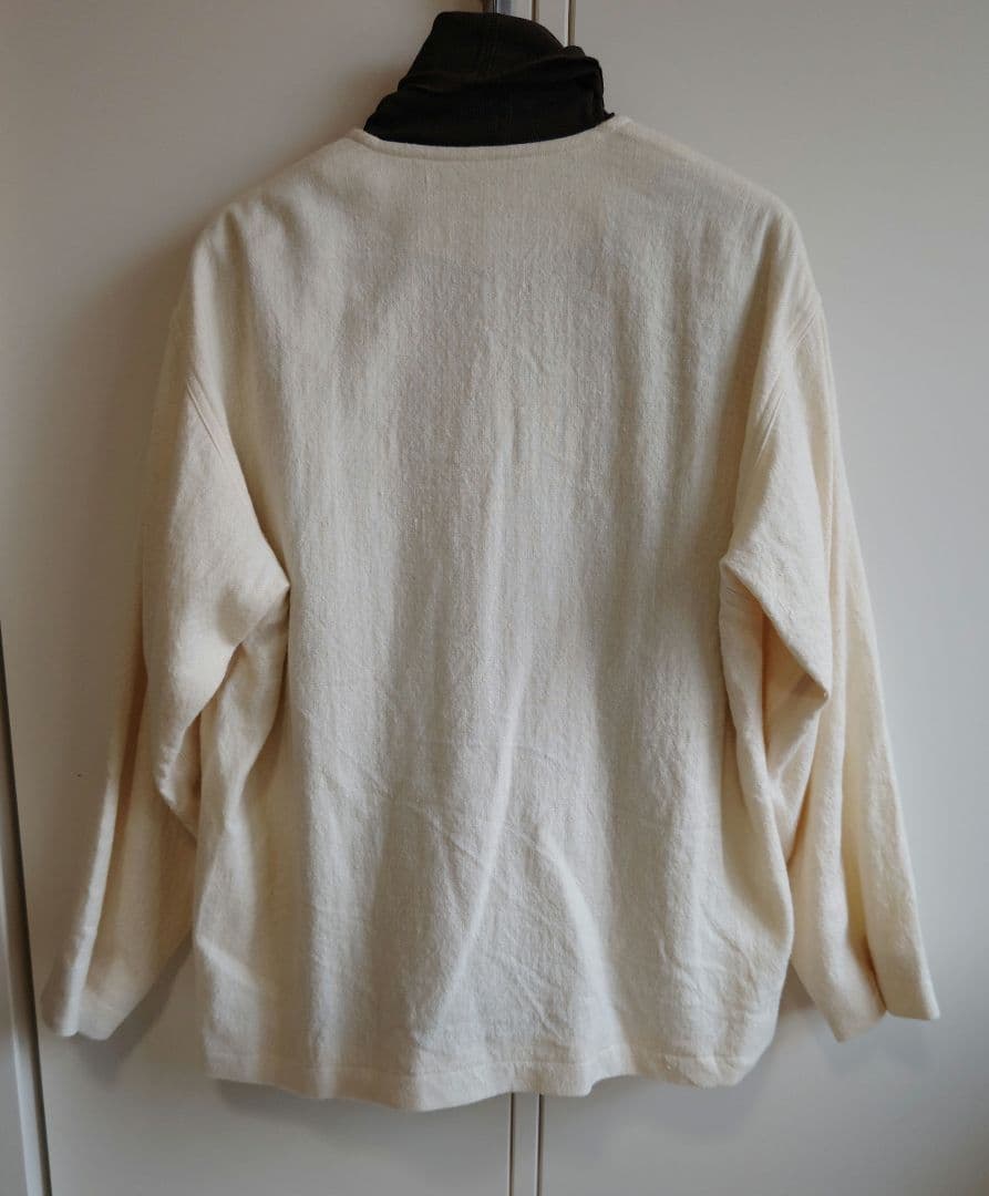 ゴーシュ ウールリネン Vネックカーディガン ジャケット