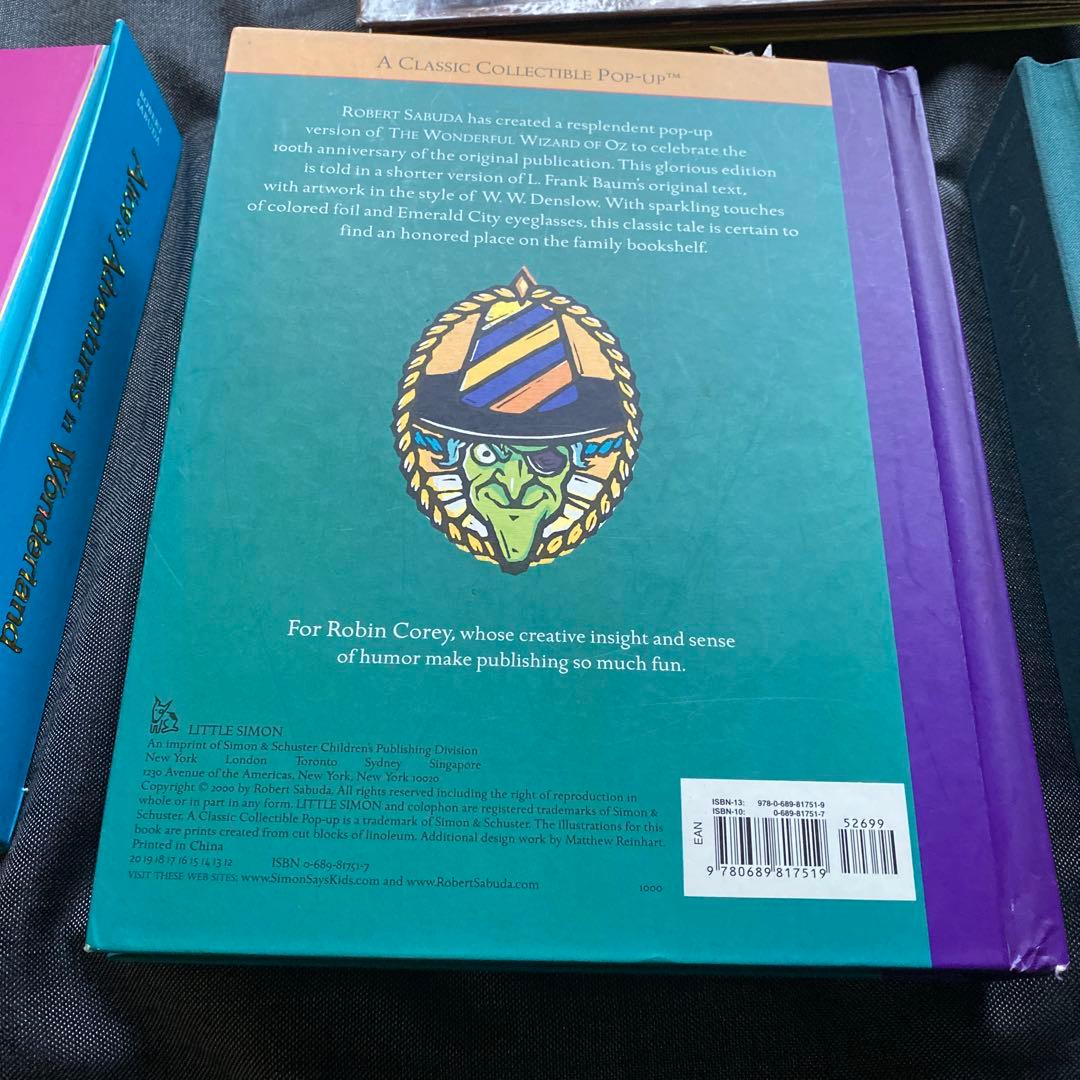 不思議の国のアリスなど絵本4冊セット ロバートサブダ