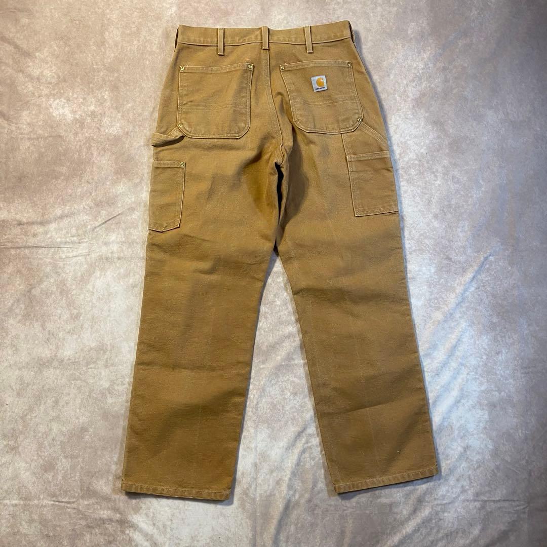 Carhartt ダブルニー ペインターパンツ USA製 ブラウン 32×30