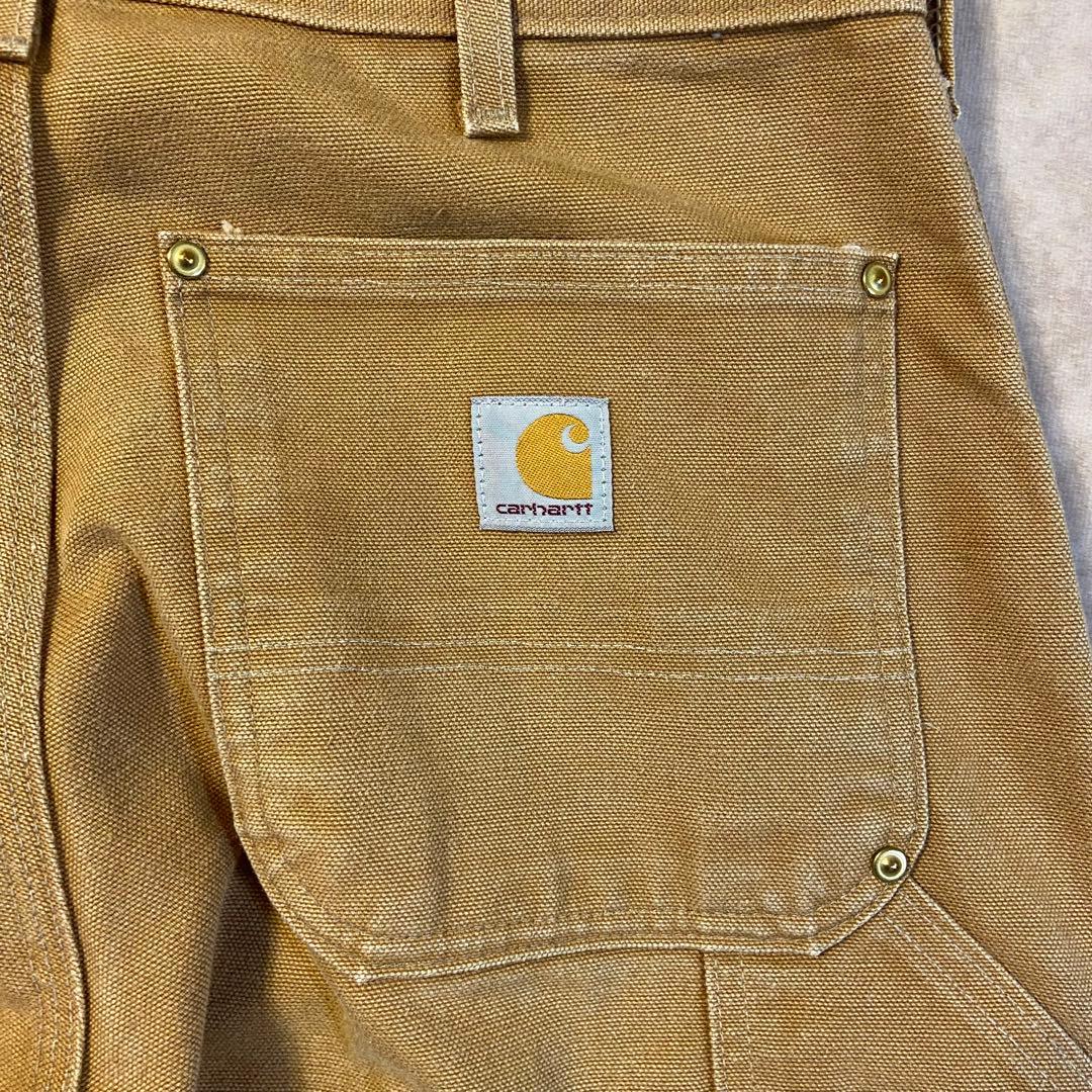 Carhartt ダブルニー ペインターパンツ USA製 ブラウン 32×30