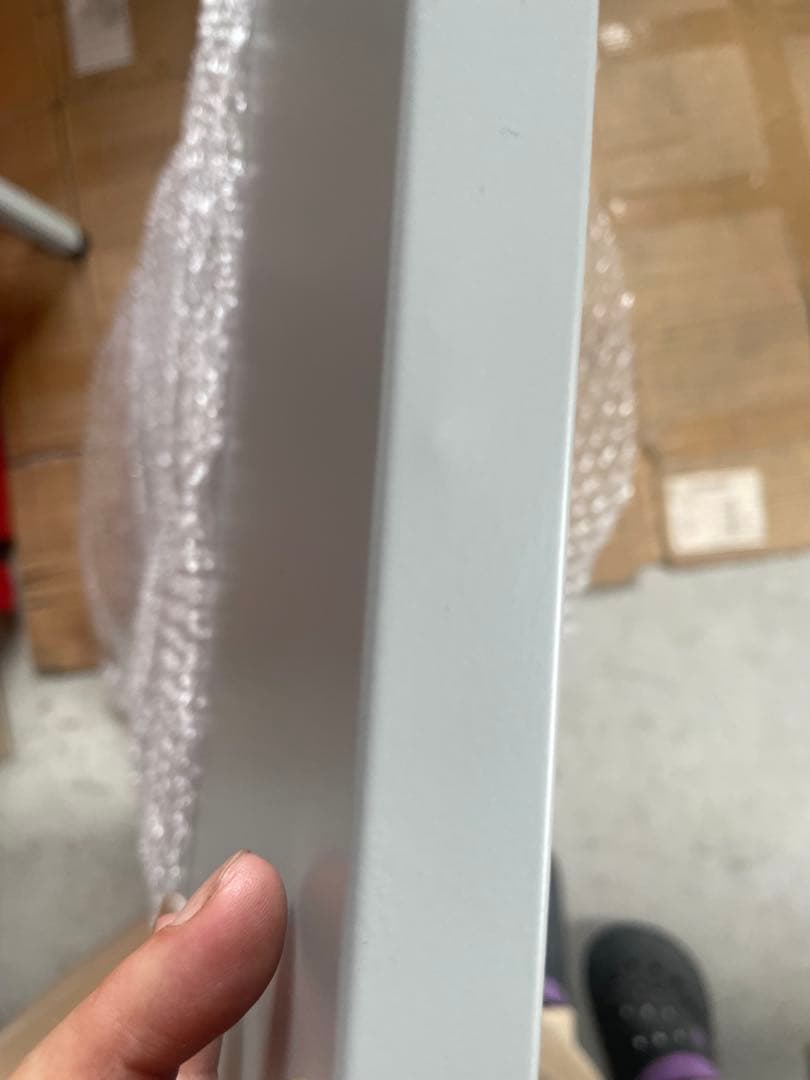 スチール製 エアコン室外機カバー排気ルーバー方向可調整 (Mサイズーライトグレー