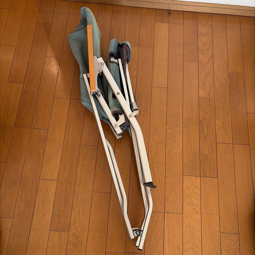 スノーピーク　ローチェア　ターコイズ　廃盤品