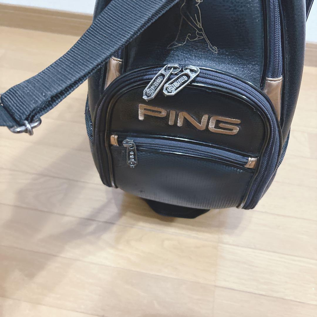 K337 PING ブラック ブラック COPPR キャディバッグ フード無し