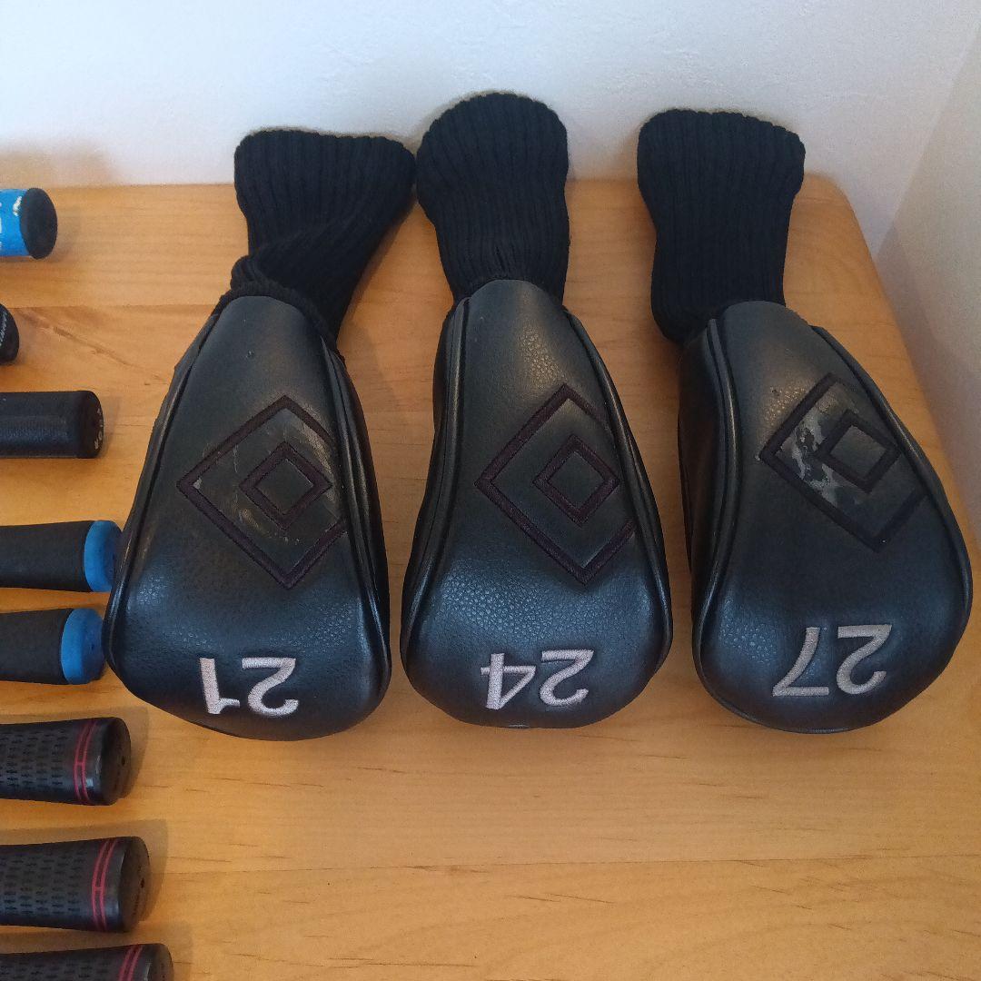 オノフKURO・PRGR R35・ODYSSEY含む ゴルフクラブ・バックセット