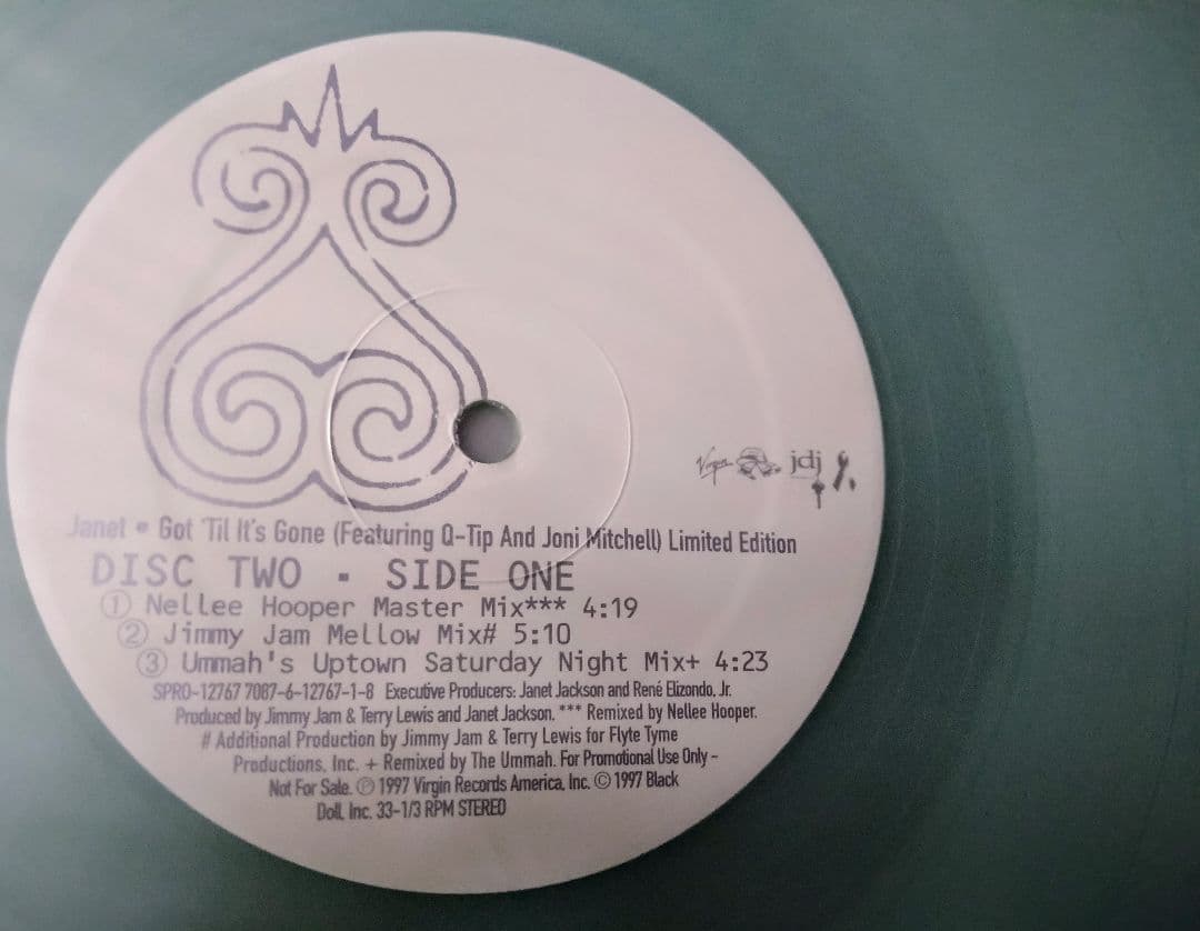 3000枚限定 未再生 US PROMO JANET JACKSON Q-TIP