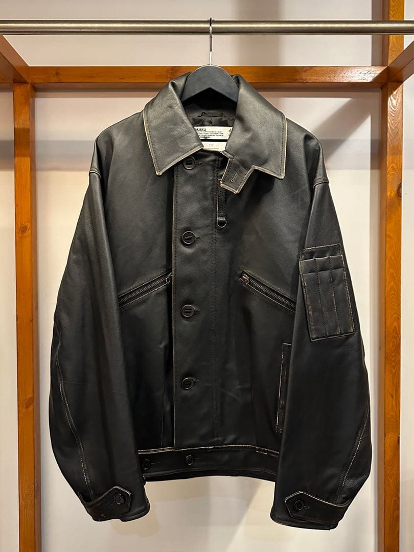ジャケット・アウター DAIRIKU 25aw Inception Leather MK3Jacket