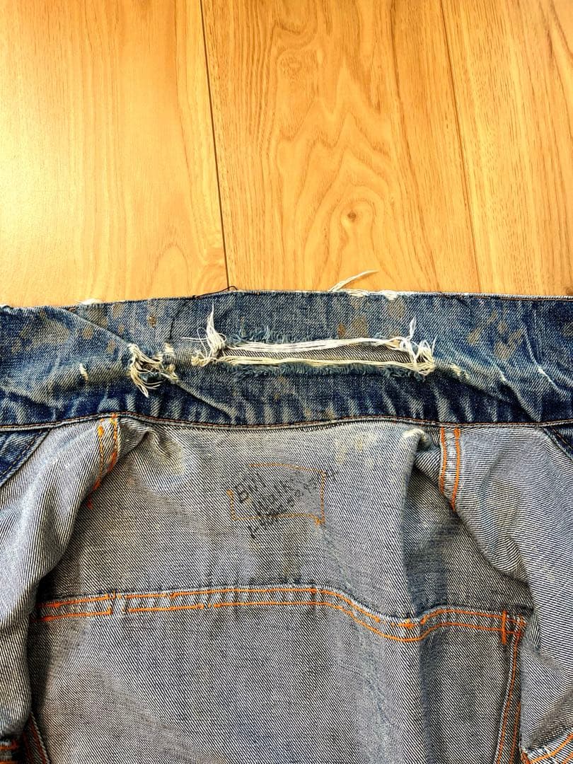 濃紺 60s 70s LEVIS 70505 BIGE 4th ケアタグ USA