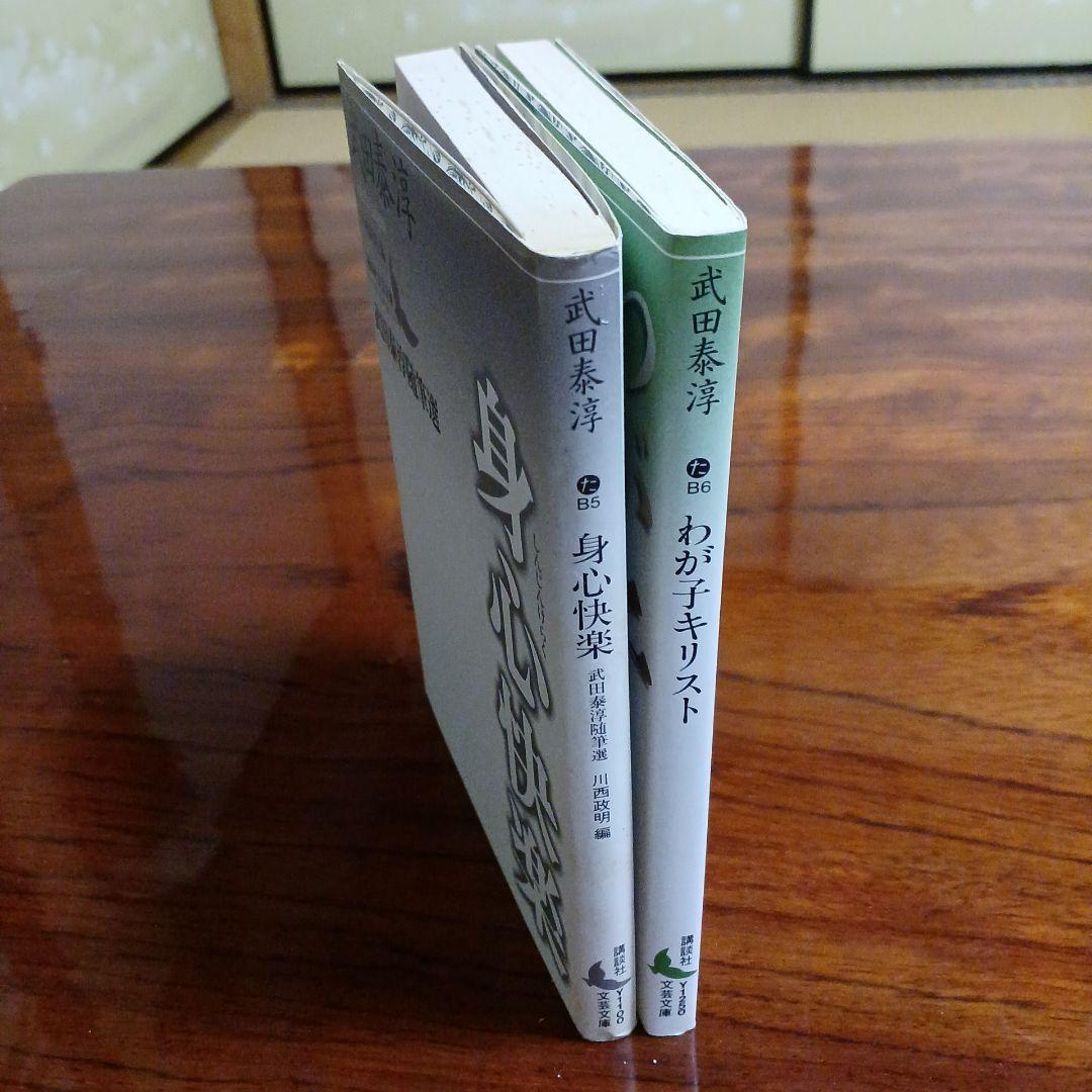 武田泰淳講談社文芸文庫2冊セットです。