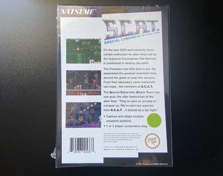 Nintendo Switch S.C.A.T.: SPECIAL CYBERNETIC ATTACK TEAM