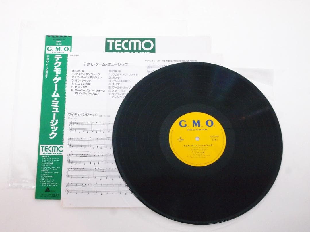 見本盤 Tecmo Game Music テクモ・ゲーム・ミュージック