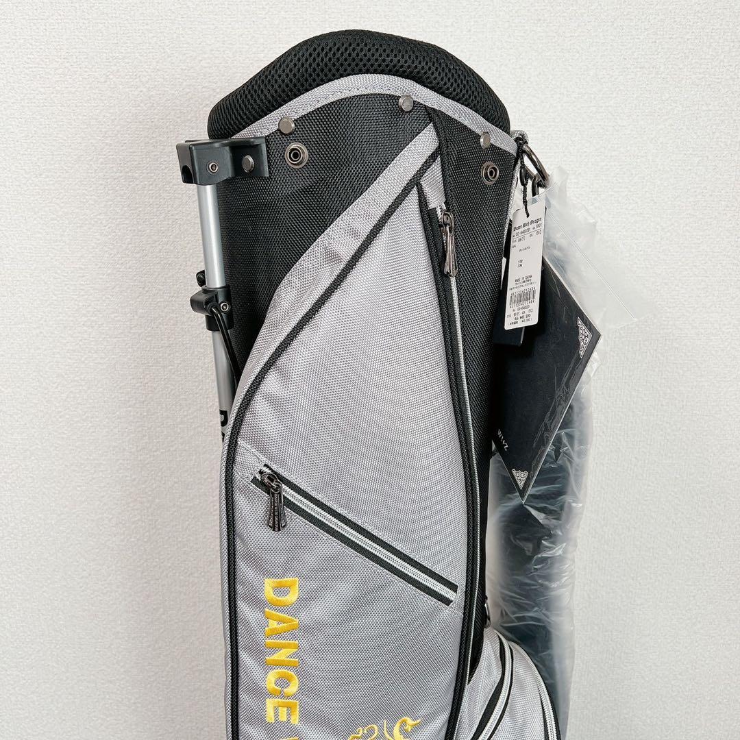 新品 ダンスウィズドラゴン キャディバッグ 7型 2.3kgシルバー スタンド式