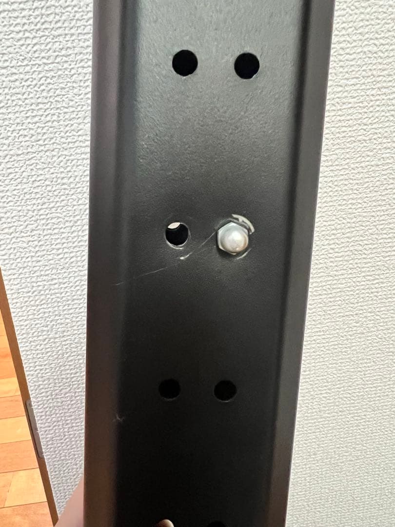 ニトリ 壁寄せTVスタンド ヘキ ブラック