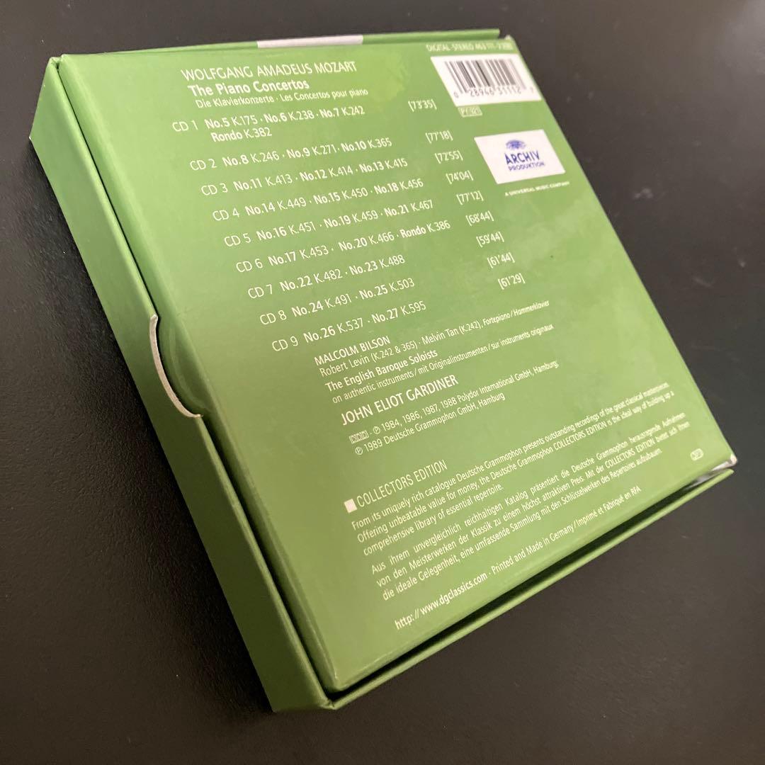 【売約済】ビルソン(fp) ガーディナー／モーツァルト:ピアノ協奏曲全集　9CD