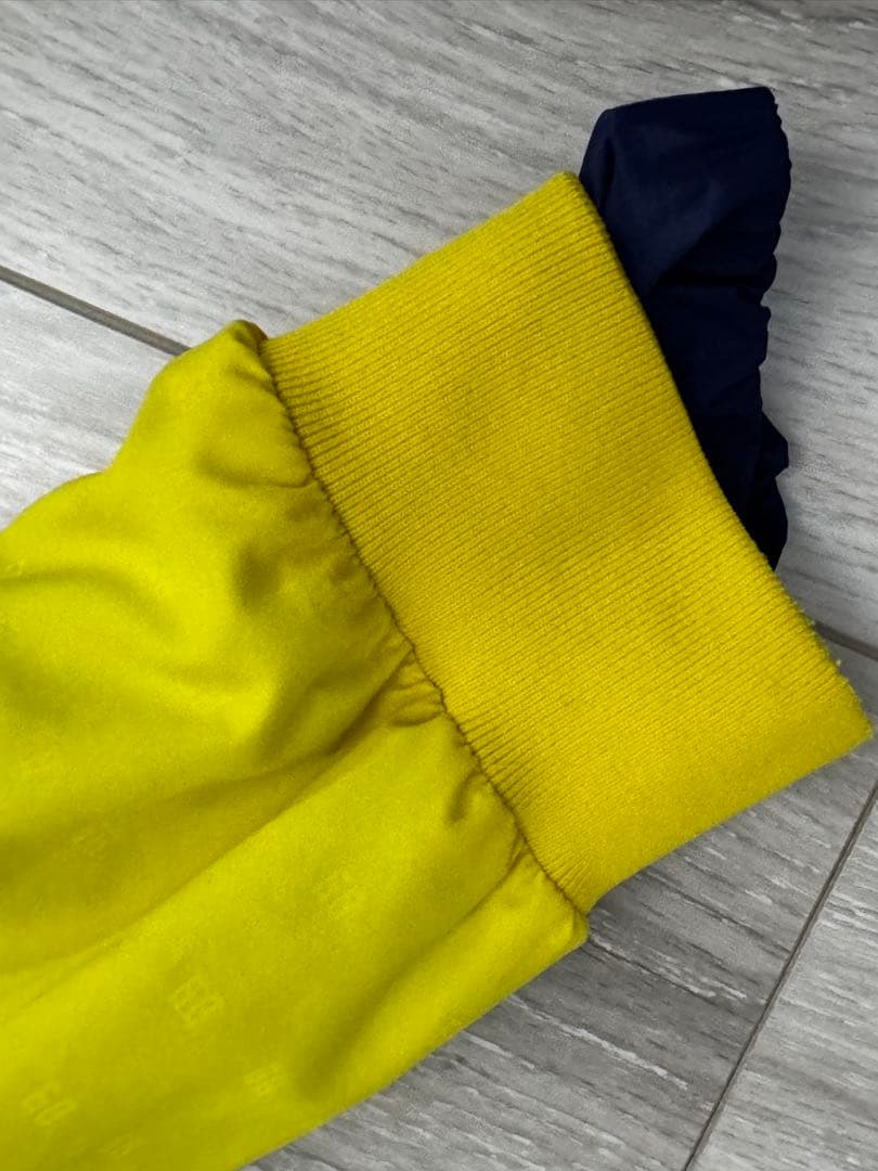 パーリーゲイツ ツインスニード 保温/防寒 メンズ ブルゾン 黄 紺　サイズ5