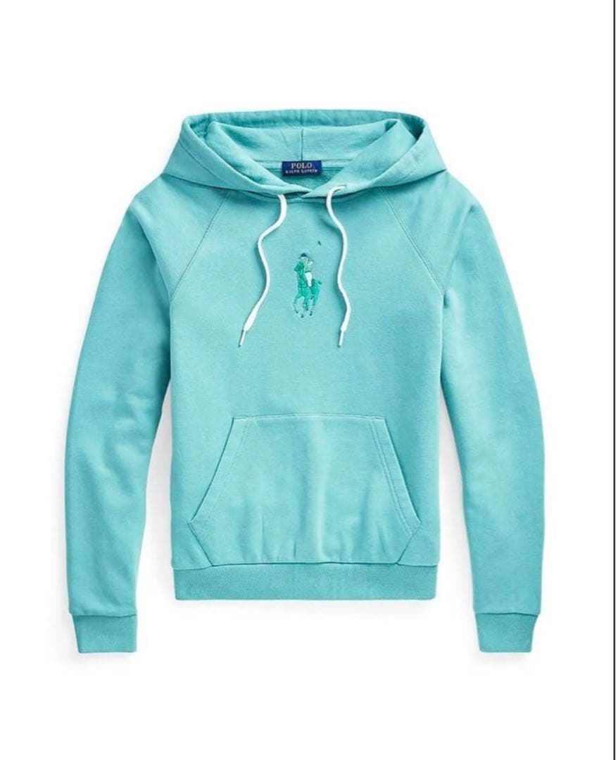 Ralph Lauren ターコイズ フード付きパーカー 新品