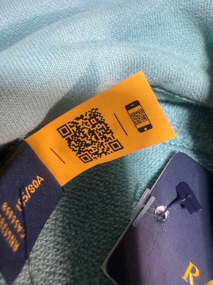 Ralph Lauren ターコイズ フード付きパーカー 新品