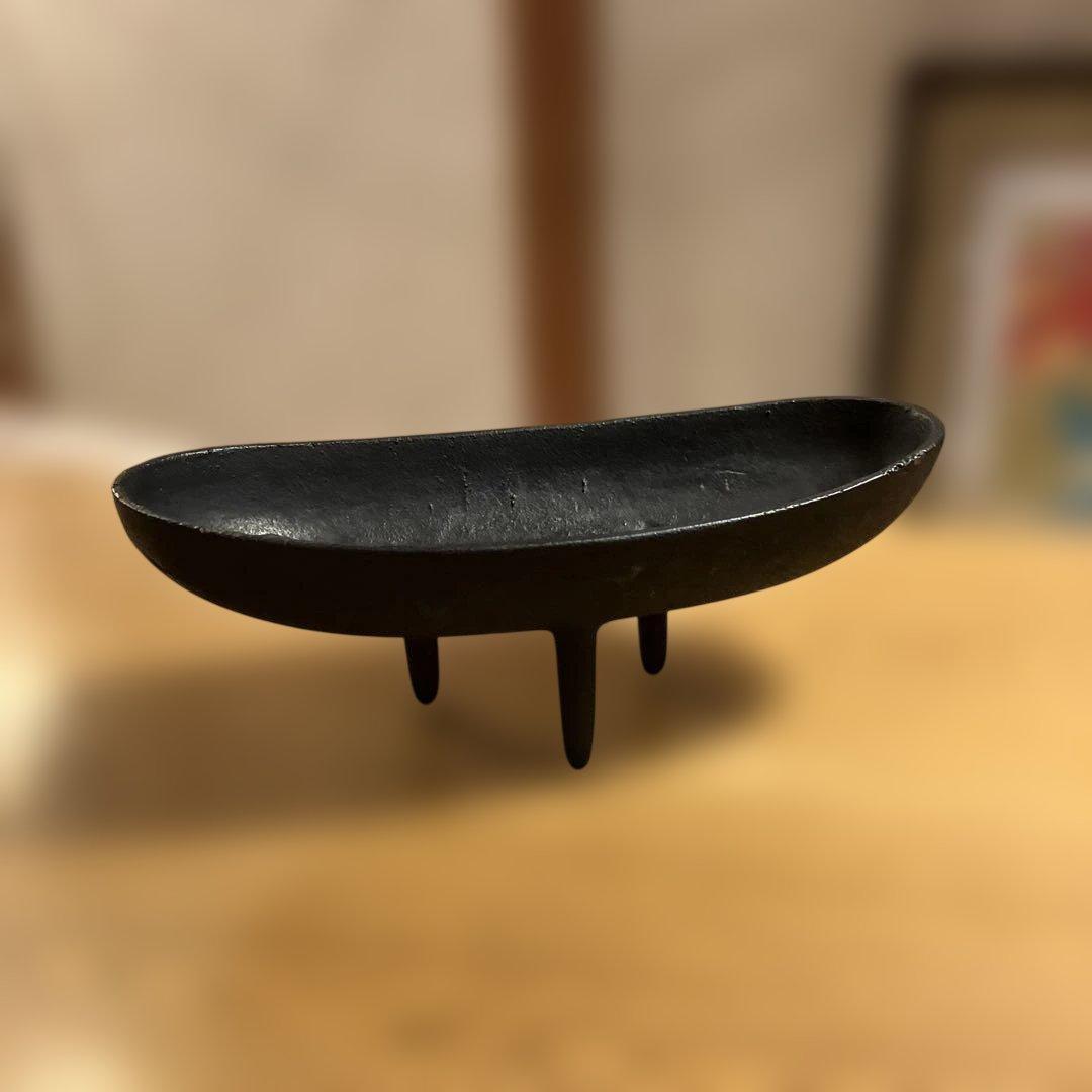 水盤 三つ脚 鉄器 南部鉄器　中古