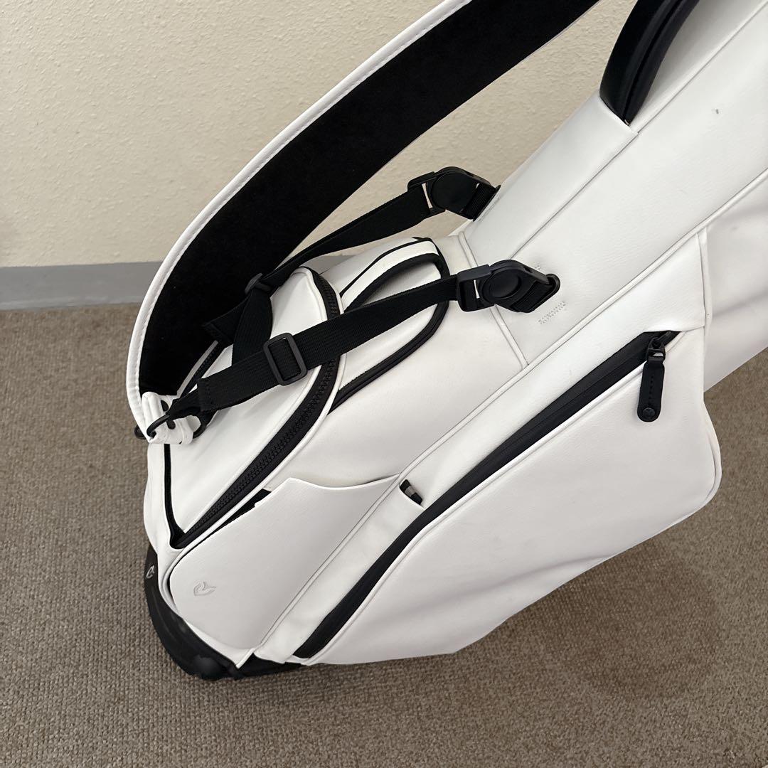 [美品］Vessel ゴルフ スタンド キャディバッグ White
