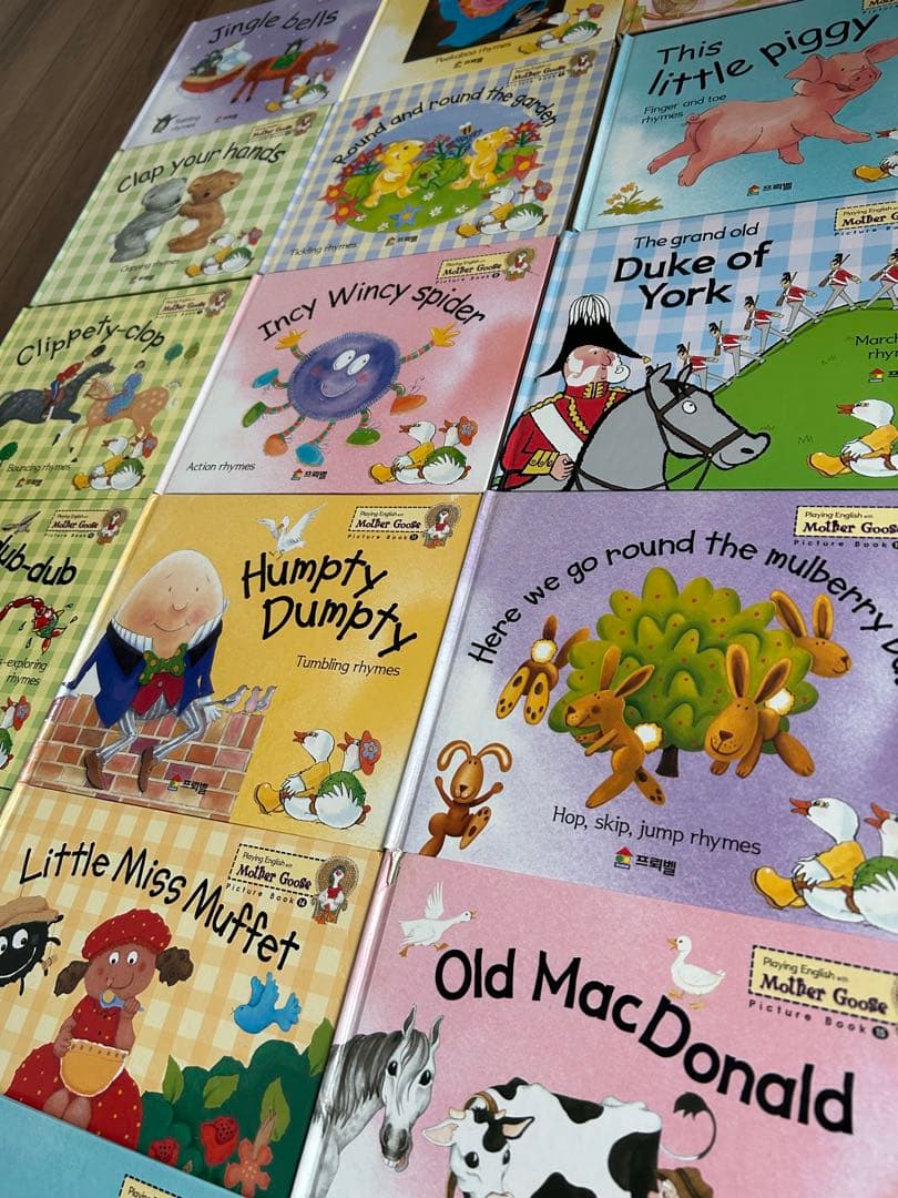 韓国マザーグース 英語教材 #幼児向け英語本16冊　CD8枚 프뢰벨마더구스