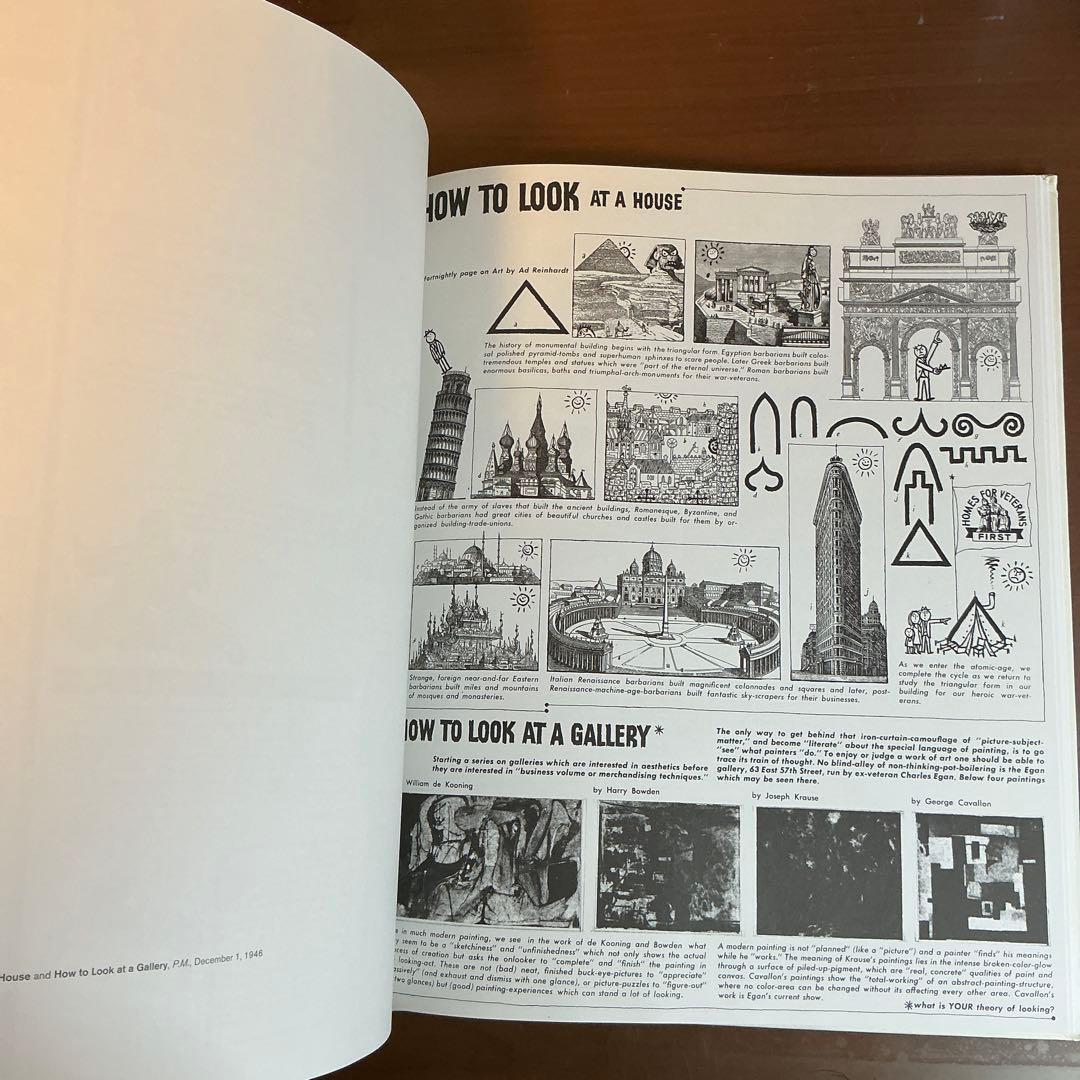 洋書 HOW TO LOOK Ad Reinhardt Art Comics