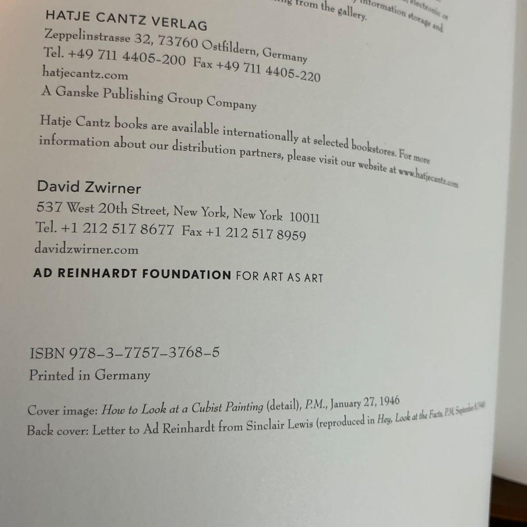 洋書 HOW TO LOOK Ad Reinhardt Art Comics