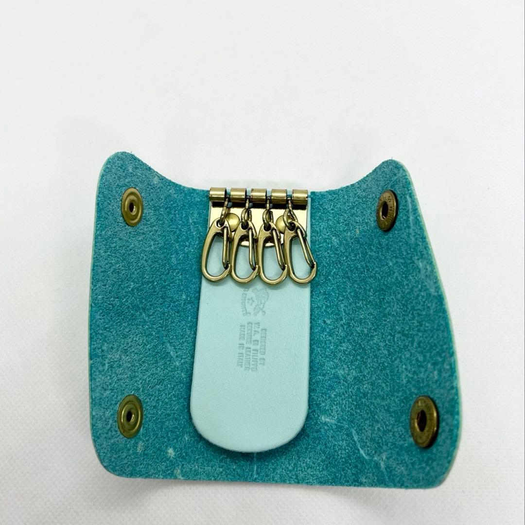 【新品未使用】イルビゾンテ キーケース ☆ シーウォーター ☆