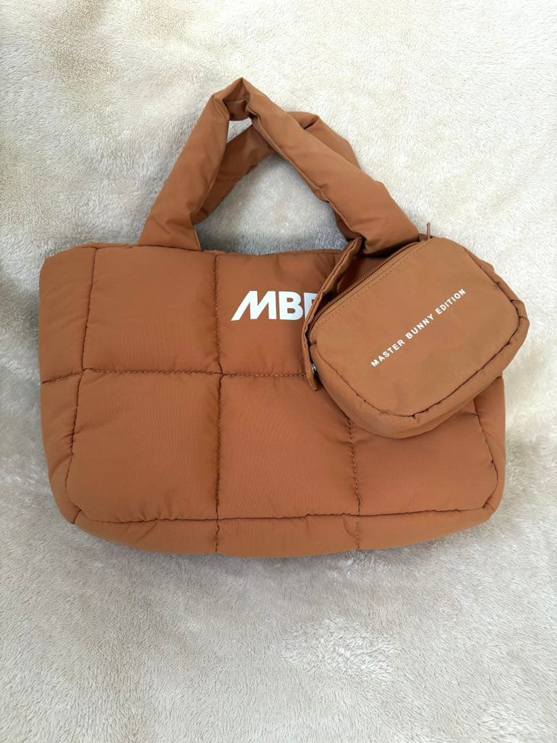 【美品】マスターバニーエディション　ブロック中綿カートバック　ポーチ付き