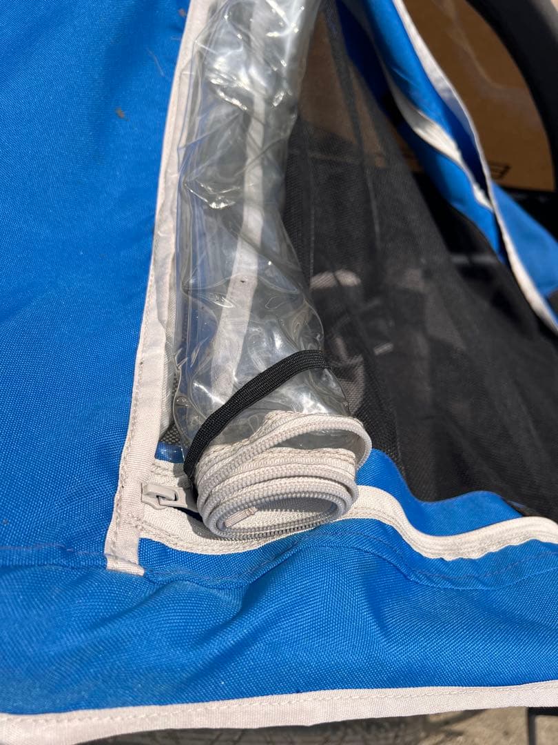 BURLEY 子供用自転車トレーラー 青/黒